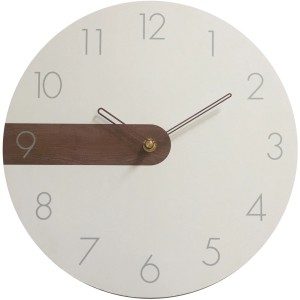 Orologio da parete moderno con dettagli in legno, categoria Orologi e sveglie.