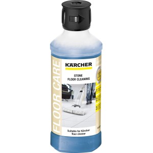 Detergente per pavimenti in pietra Kärcher, flacone da 500 ml per lavapavimenti.