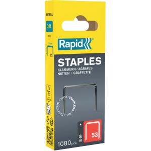 Graffe Rapid a filo fine INOX No. 53 da 8 mm