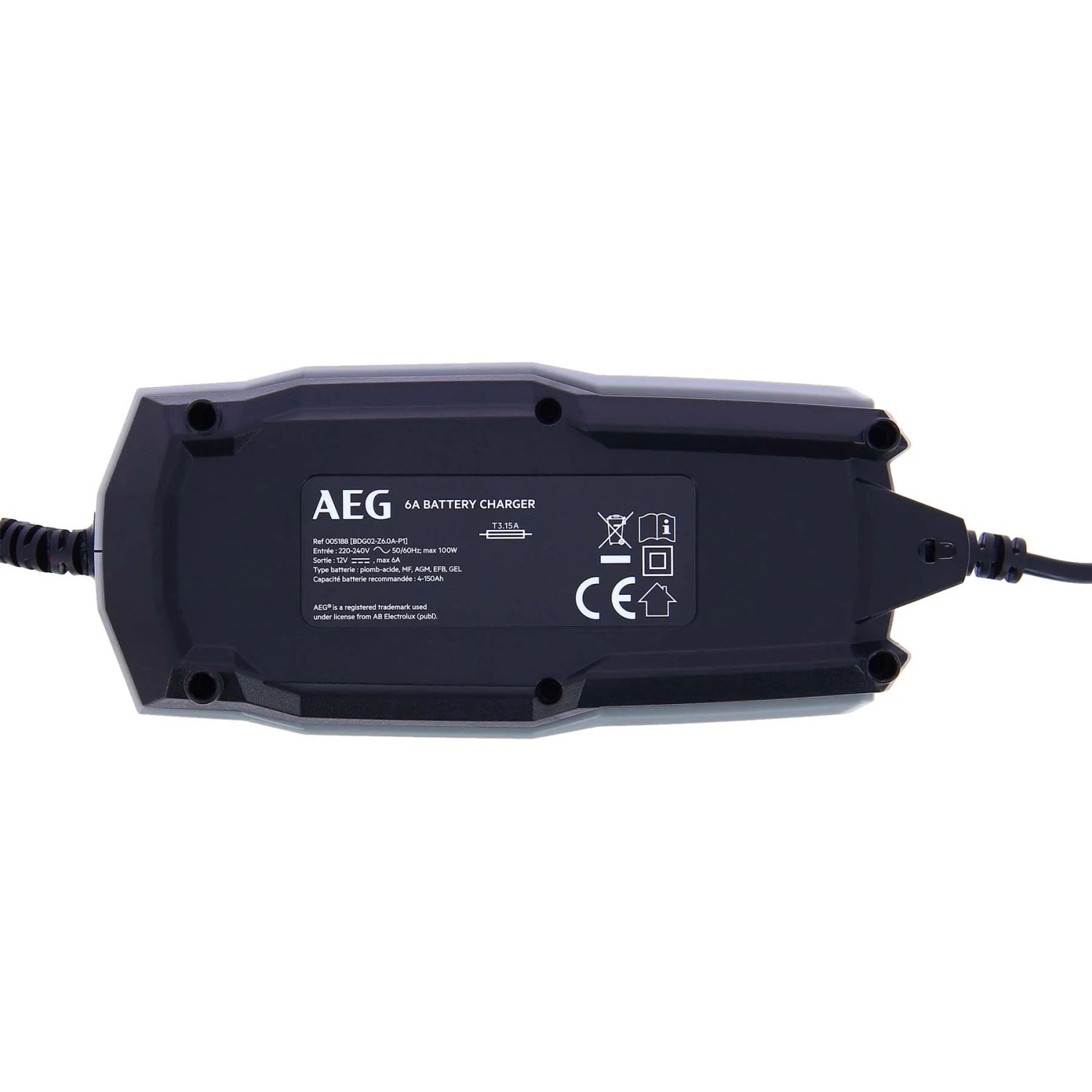 AGSYFFD Caricabatteria Intelligente 12V/6A Con Display LCD – Compensazione Temperatura E Riparazione Batterie