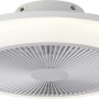 Plafoniera LED bianca con funzione ventilatore.