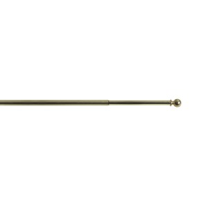 t.b.t. bastone per tende a vetro color oro.