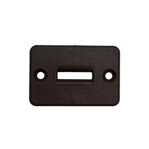 Guidacinghia orizzontale nylon supporto circolare 39x58 mm marrone
