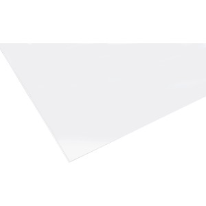 Lastra di plastica bianca, adatta come Copertura plastica o Lastra alveolare.