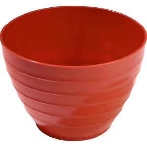 Bicchiere per gesso LUX Classic rosso, Ø 125 mm, in plastica per lavori di intonacatura e stuccatura.