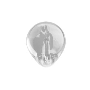 Gancio adesivo trasparente per bagno e cucina.