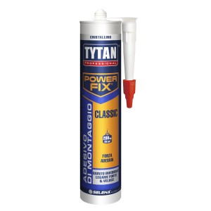 Tytan Power Fix Classic adesivo di montaggio, cartuccia con applicatore.