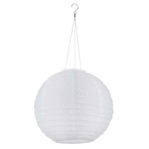 Lampada solare plastica bianco LED 300mAh 1,2V Ø300xH550 mm