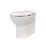 WC a terra bianco t.b.t. con brida chiusa per un bagno moderno.