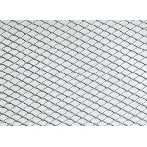 Lamiera stirata Arcansas, 20x0,2 cm, rete in acciaio per il fai da te.