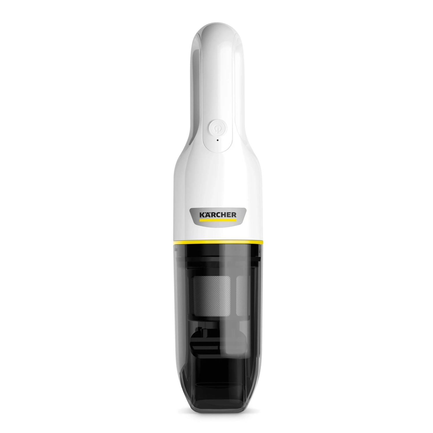 Kärcher CVH 2 aspirapolvere portatile a batteria con caricatore USB, bianco/nero.