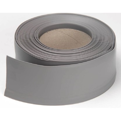 Battiscopa in PVC grigio H 7 cm in rotolo