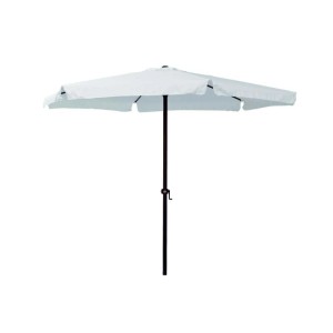 Ombrellone da giardino palo centrale Garden Friend Tondo Ø3 m bianco