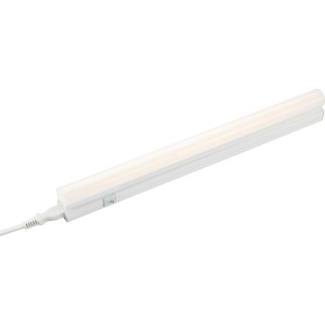 Faretto LED t.b.t. bianco con interruttore e cavo per interni.