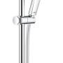 Set asta doccia Grohe QuickFix Vitalio SmartActive 130 Cube con 3 getti, finitura cromata.