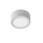 Plafoniera LED t.b.t. bianca per montaggio a soffitto.
