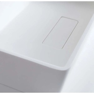 Lavabo in betacryl Zenith bianco