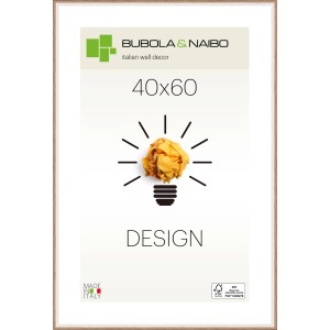 Cornice in legno Unika, 40x60 cm, rovere, certificata FSC®. Porta foto per stampe artistiche.