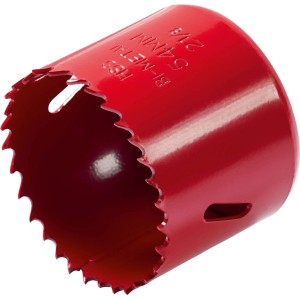 Seghe a tazza LUX Bi-Metallo rosse, Ø 54 mm, per trapani.