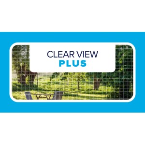 tesa® Insect Stop Telaio a clip per finestra antracite con rete Clear View Plus per una visione chiara.
