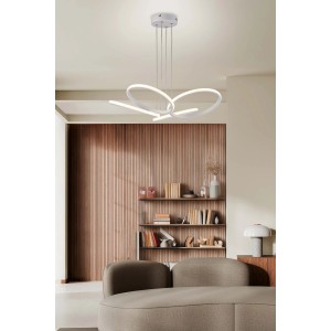 Sospensione LED Cerkia 3000K 66x60 cm