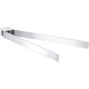 Moderno porta asciugamani t.b.t. cromato per il bagno.