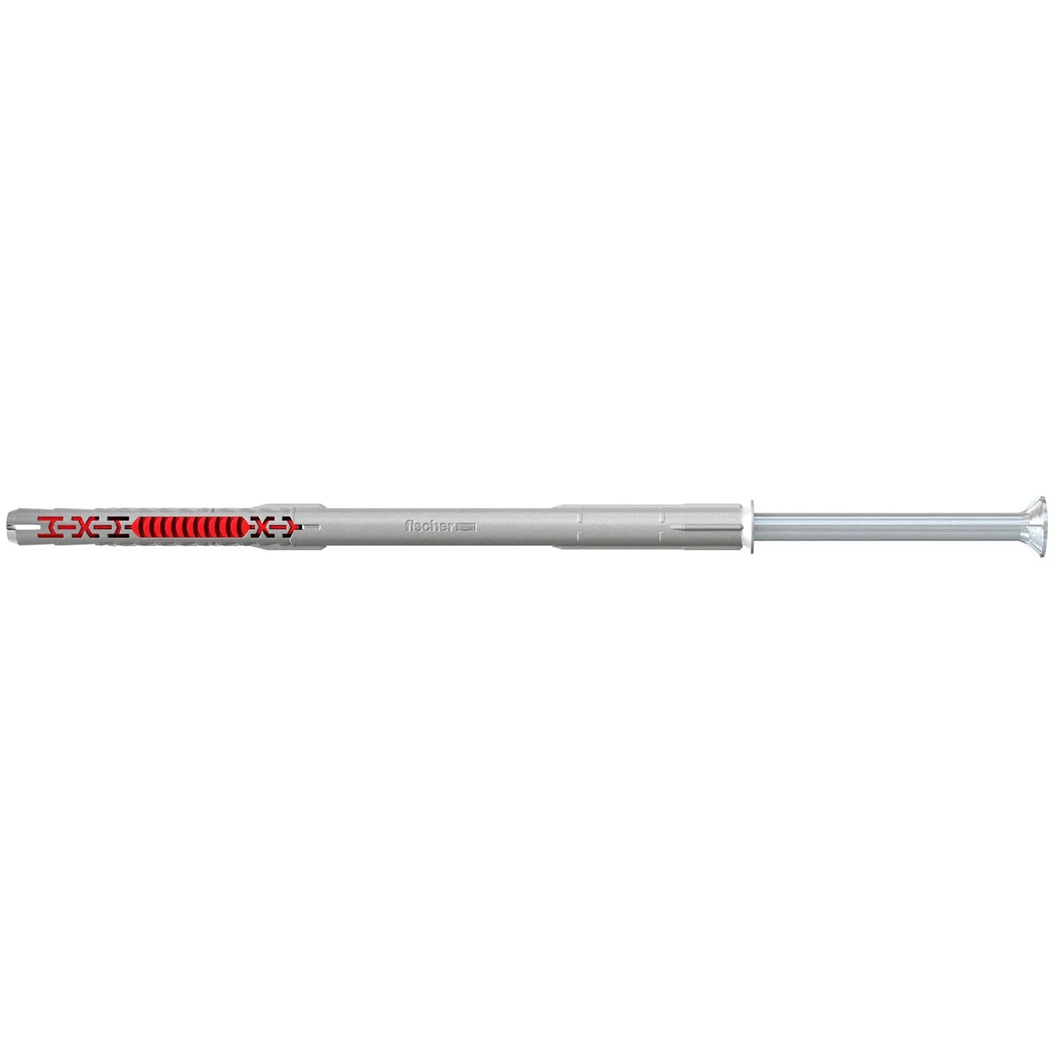 Fischer tassello a gambo lungo DuoXpand 10x160 mm con vite a testa svasata, 4 pezzi. Tassello per fissaggi sicuri.
