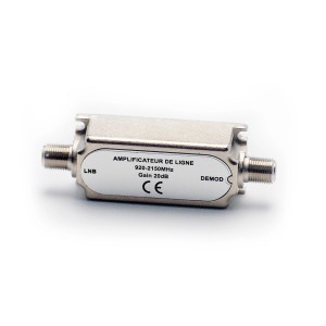 Amplificatore SAT per Impianti SAT, guadagno 20dB.