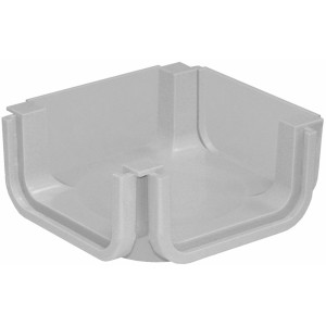 Angolo grigio per pozzetto di scarico t.b.t. per sistemi di drenaggio.