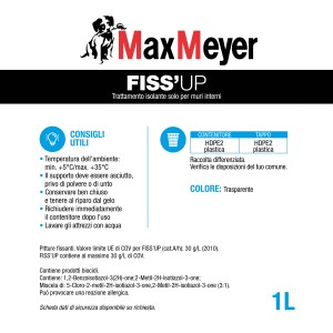 Max Meyer Fiss'Up fondo isolante per interni, 1L.