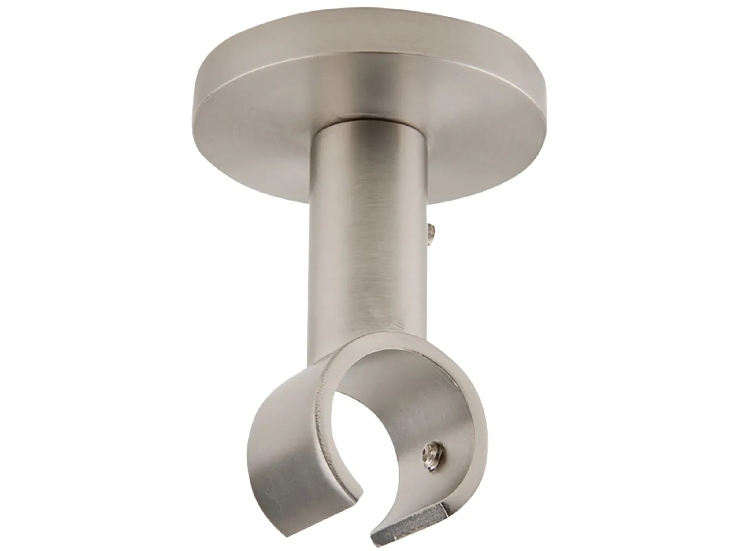 Asta Per Tenda A Soffitto In Acciaio Inossidabile 19 Mm - Doppio Corso, Fissaggio A Parete, Kit Completo Fino A 6 Metri - 2
