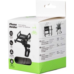 t.b.t. Porta telefono da bici nella confezione. Universale, anti-vibrazione, facile da installare.