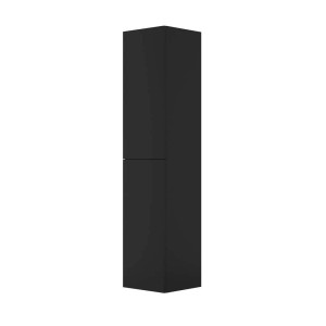 Torre bagno MDF Push to Open Idrostile 1600 mm nero opaco
