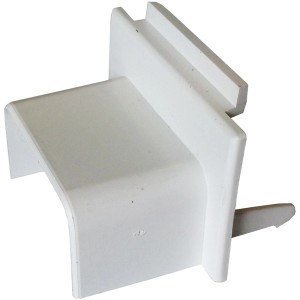 t.b.t. bianco per cavi in ambienti umidi, vista dettagliata.