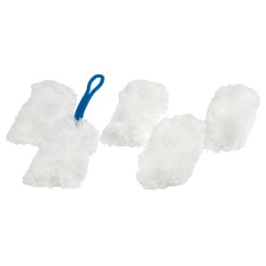 Panni e spugne t.b.t. bianchi e morbidi per la pulizia.