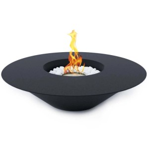 Camino a bioetanolo giardino Divina Fire Santorini 3,5 kW Ø60 cm nero