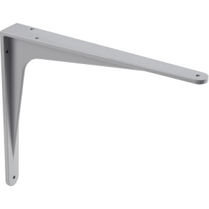 Mensola per carichi pesanti OBI Hercules, alluminio, 300x250mm, per scaffali ad alta portata.