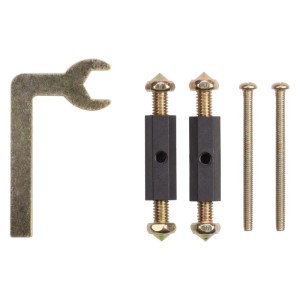 Kit riparazione scatole da incasso con chiave 2 perni 2 viti H da 43 a 61 mm