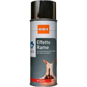 Vernice spray OBI Effetto Rame, brillante. Per interni ed esterni.