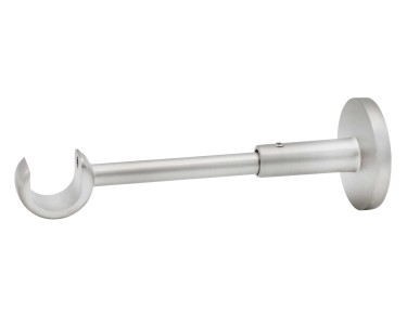 Supporti Per Doppia Asta Tenda Anndason, Regolabili E Resistenti, 2,5 Cm, Colore Argento (2 Pezzi)