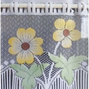 Tenda Vetro Myosotis 60x200 cm giallo