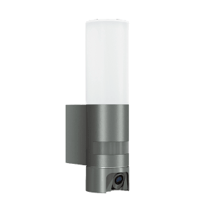 Lampada da esterno a LED Steinel L 625 CAM SC con telecamera, applique antracite.