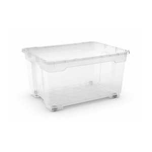 Contenitore/scatola di stoccaggio in plastica trasparente t.b.t., ideale per lo stoccaggio.