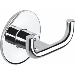 Appendiabiti a muro t.b.t. cromato per bagno e WC, parte della categoria accessori da parete e contenitori.