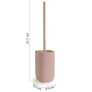 Scopino bagno Ylenia in resina rosa matt