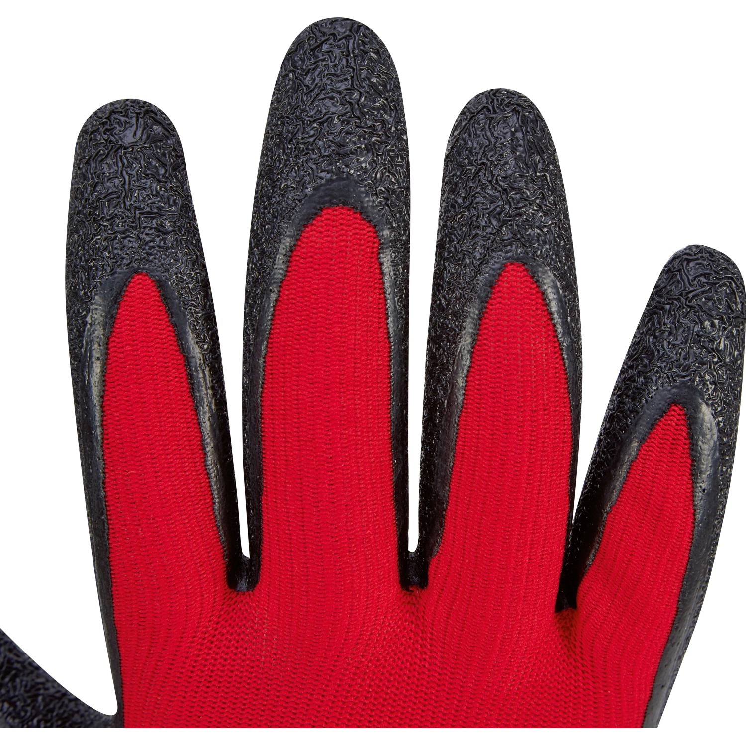 Silverline 427550 Guanti Da Lavoro In Latex - Resistenti, Antiscivolo, Cotone Poliestere Taglia Unica