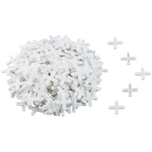 Distanziatori per piastrelle LUX, 5 mm, 250 pezzi, per fughe uniformi.