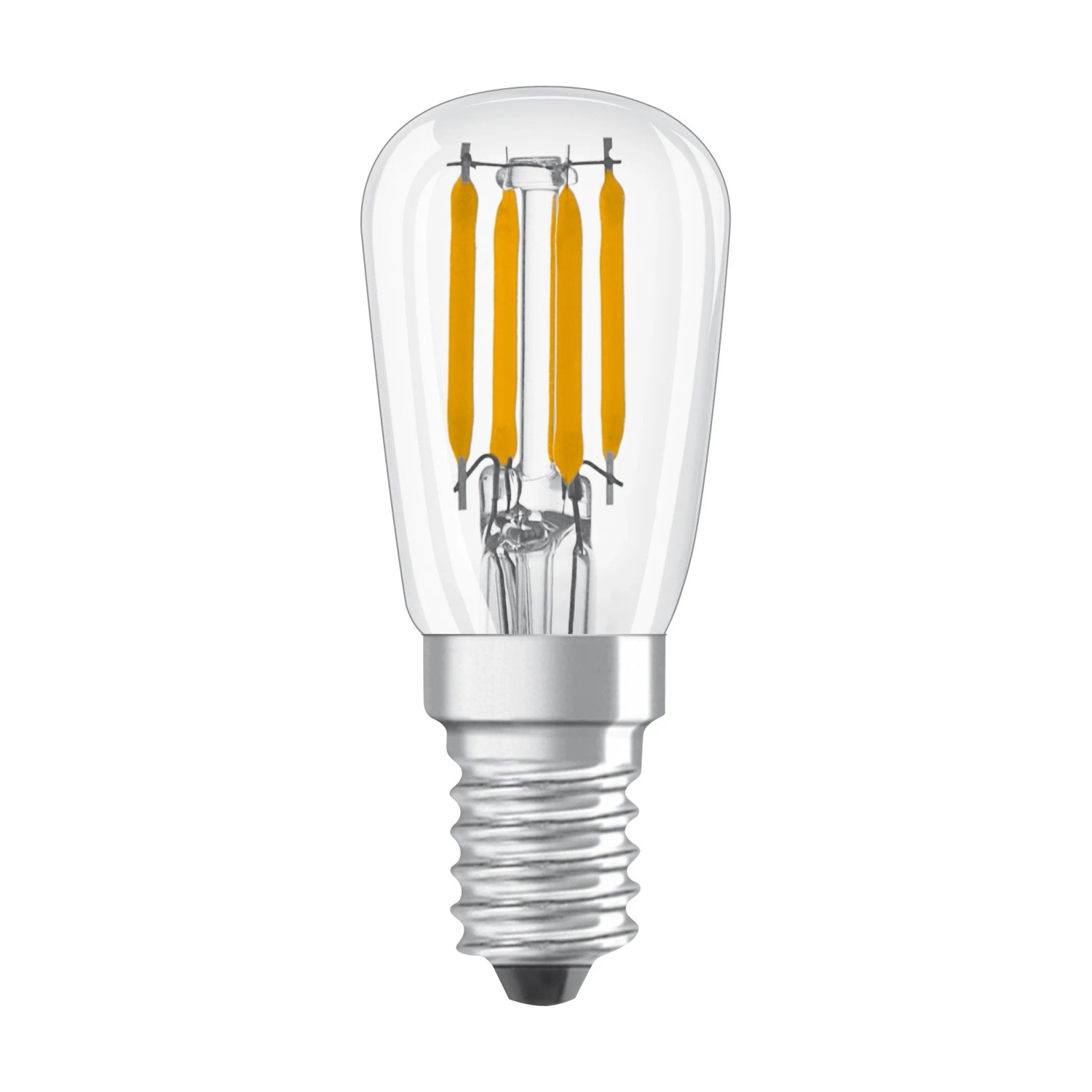 Karyoosi 2er Lampadine LED E14 2,5W Equivalenti a 25W, Bianco Neutro 4000K, 250LM, Lampadina LED E14 per Cappe, Macchine da Cucire, Soggiorni, Non Dimmerabile
