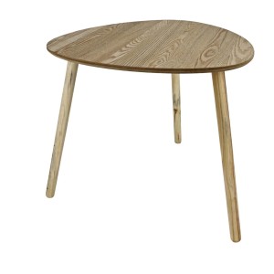 Tavolino in mdf marrone 48x48xH46 cm