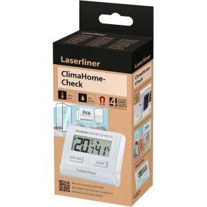 Laserliner ClimaHome-Check: Misuratore digitale per temperatura e umidità interna.